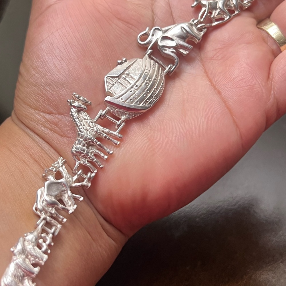 Noah’s Ark real silver Bracelet